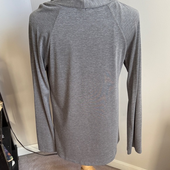 Rampage Gray Open Front Cardigan - Picture 3 of 4